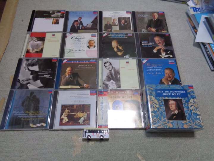 即♪ホルヘ・ボレットのデッカ録音CD・16点・合計23CDまとめて(^^♪リスト、ショパン、ラフマニノフ他拍卖