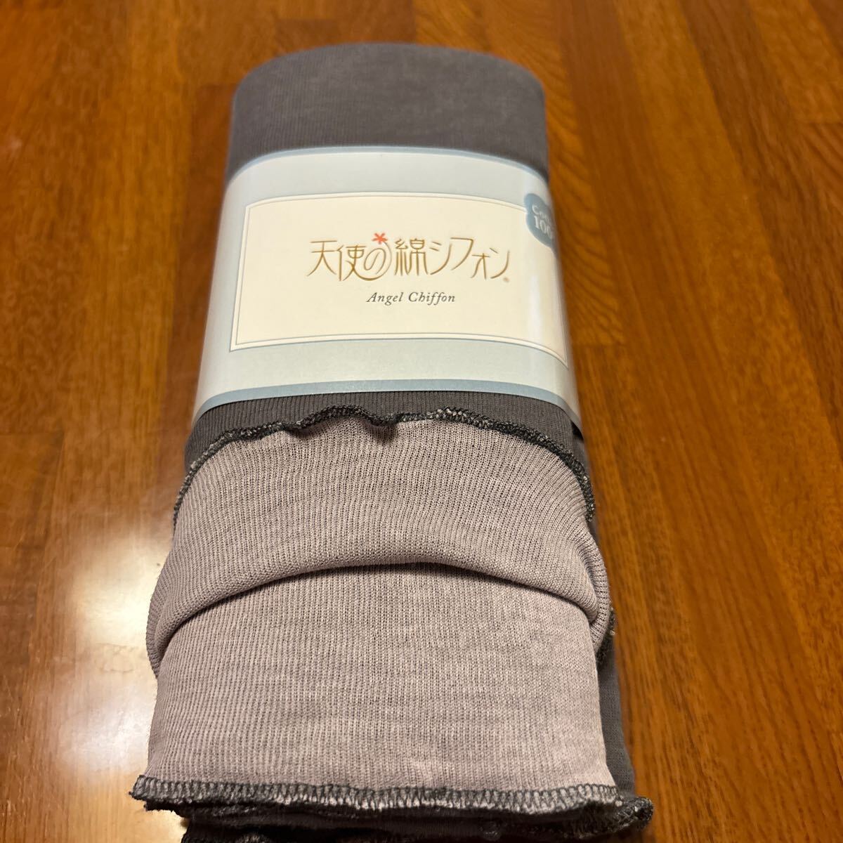 定価5280円 天使の綿シフォン リバーシブルバイカラー ストール グレー系拍卖