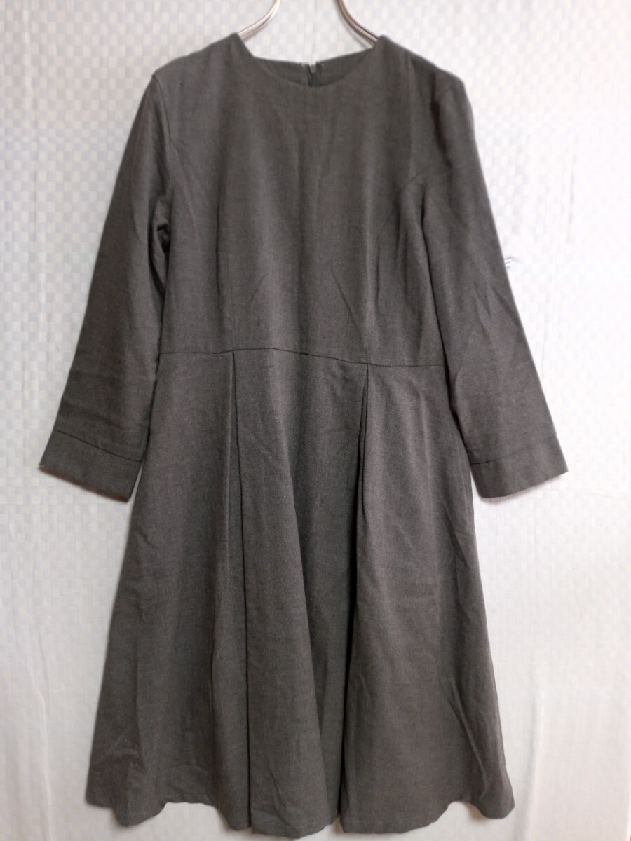 10899 ★★ LABEL COLECTION BASIC ワンピース サイズL グレー拍卖