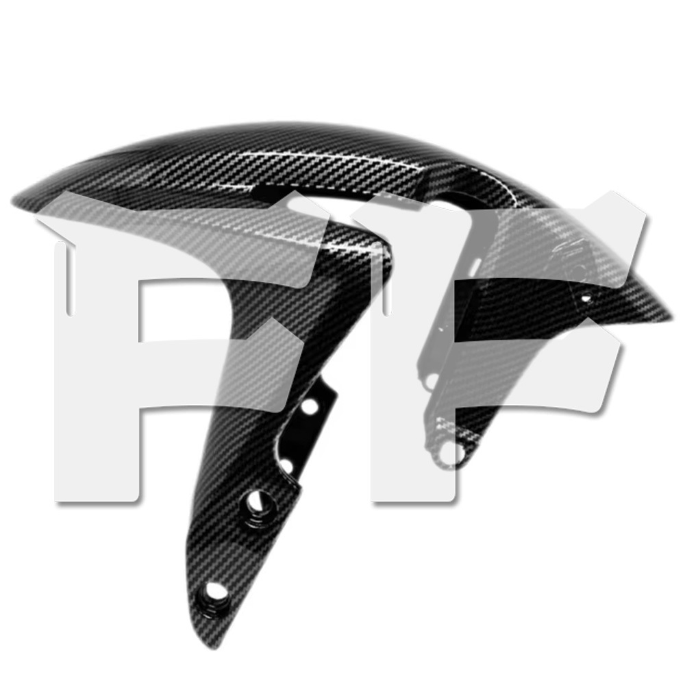 HONDA ホンダ CBR600RR F5 2007-2019 フロントフェンダー マッドガード 泥除け カーボン調 ブラック プラスチック オートバイ拍卖