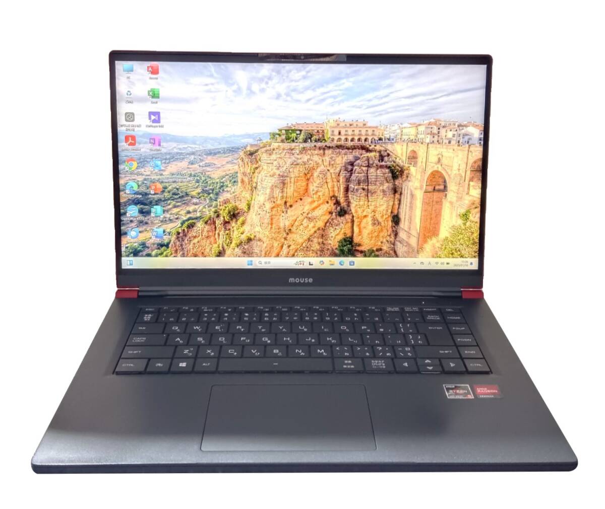 【驚速 Mouse X5-aR5CEZAR Ryzen5 5560U 2.3GHzx12+8GB+ NVME SSD256GB 15.6インチワイドノートPC】Win11+Office2021/WEBカメラ■A011008拍卖