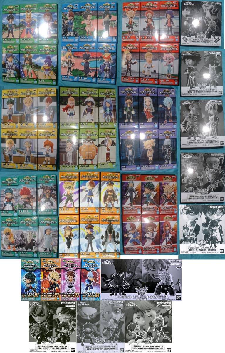 僕のヒーローアカデミア ワールドコレクタブルフィギュア 全10種セット+ジャンプ 全員サービス 全9種セット 全19種セット(全76個セット)拍卖