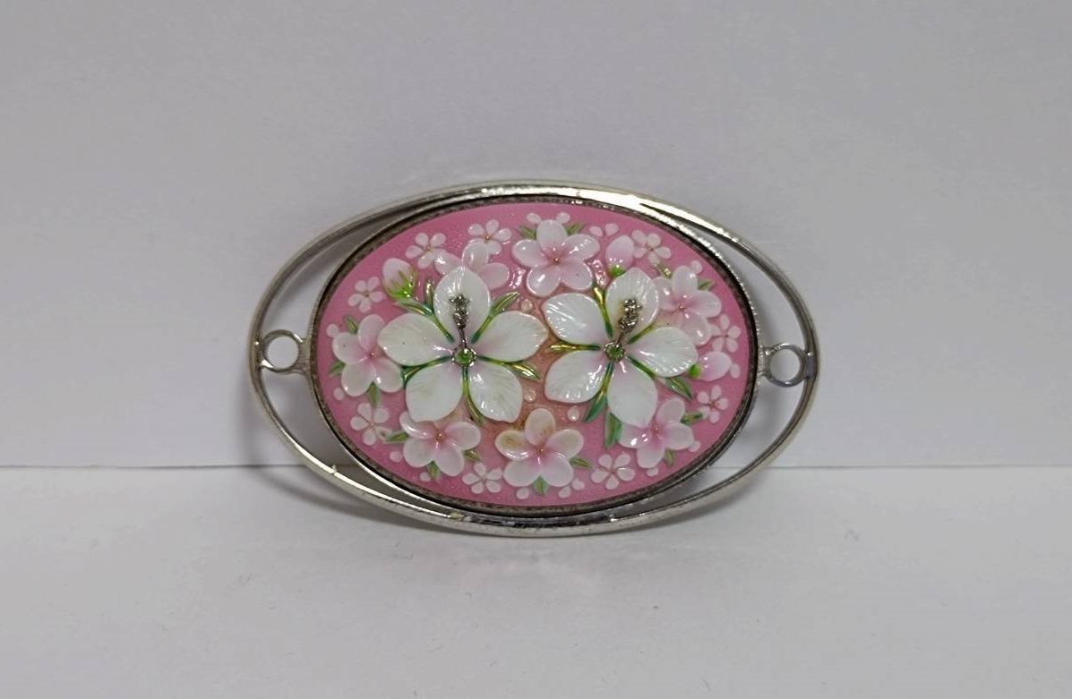 Θ トシカネ 有田焼 俊兼 ブローチ Θ 俊兼ジュエリー TOSHIKANE 有田焼き 拍卖