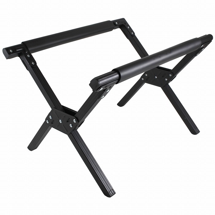 軽量 折りたたみ式 クーラーボックススタンド ケース付 黒 アルミ クーラースタンド キャンプ アウトドア ウォータージャグ拍卖