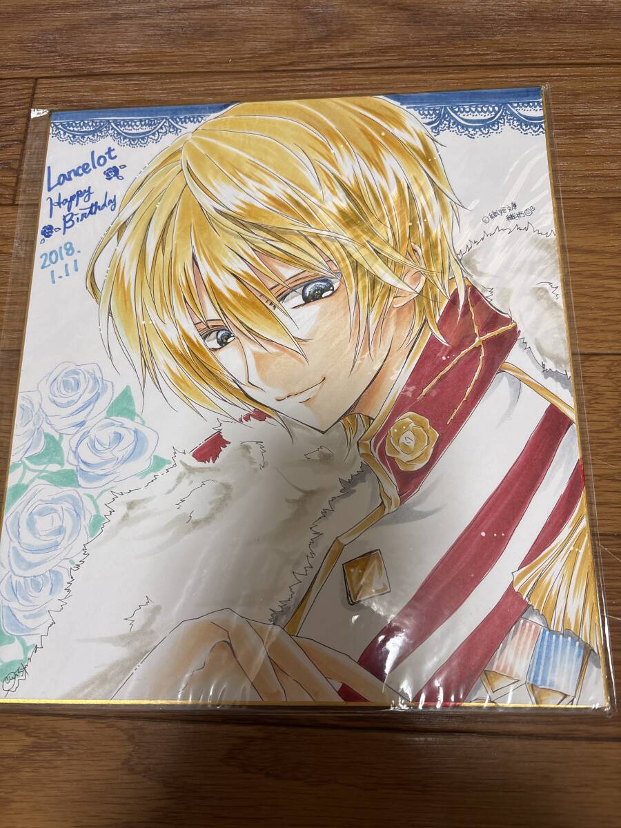 手描きイラスト 色紙 直筆イラスト オリジナル拍卖