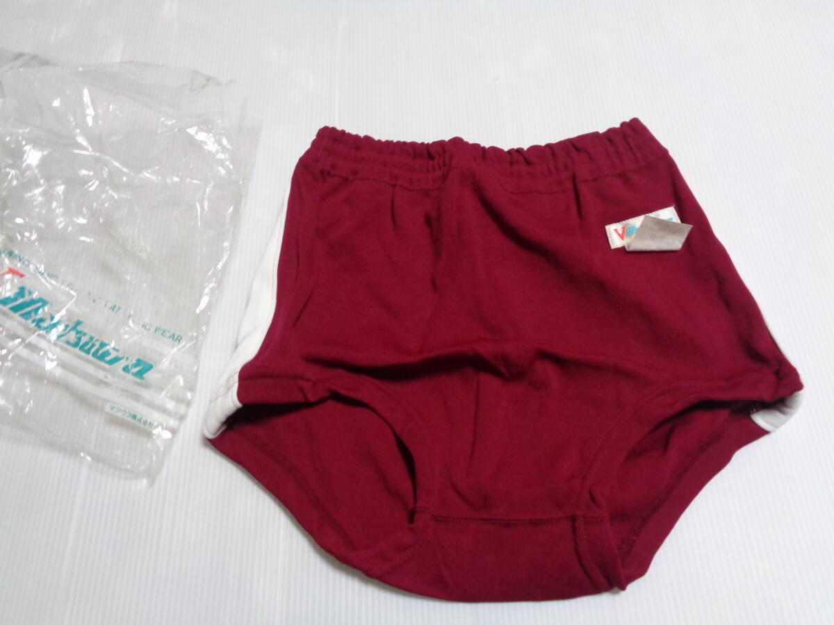 L エンヂ×白 別600型 マツウラ ナイロン100% ブルマ 未使用拍卖