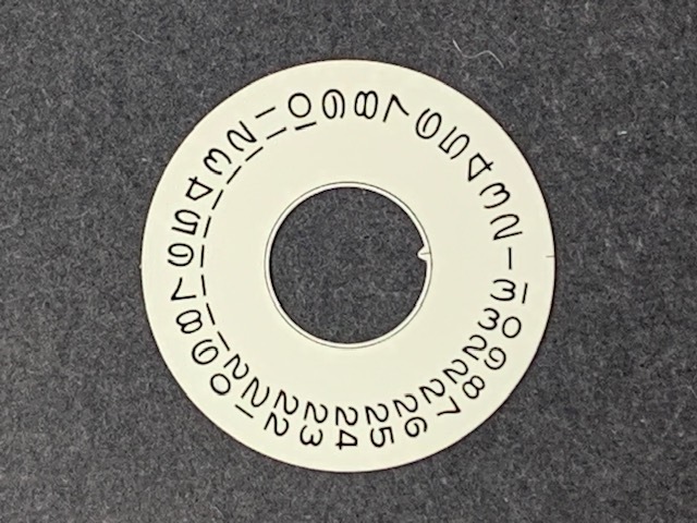 ROLEX ロレックス 純正 DAYDATE デイデイト Cal.3055用 5134-1(日付回転盤)グレー 中古(TR24078)送料無料 拍卖