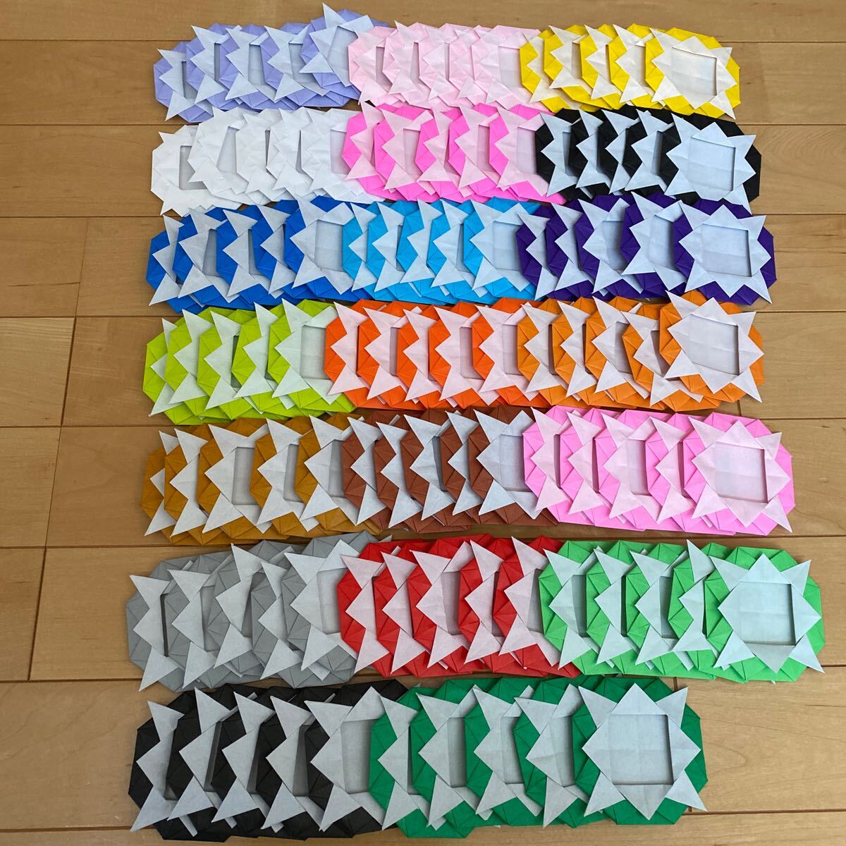 ハンドメイド◎ 折り紙◎メダル◎100枚◎拍卖