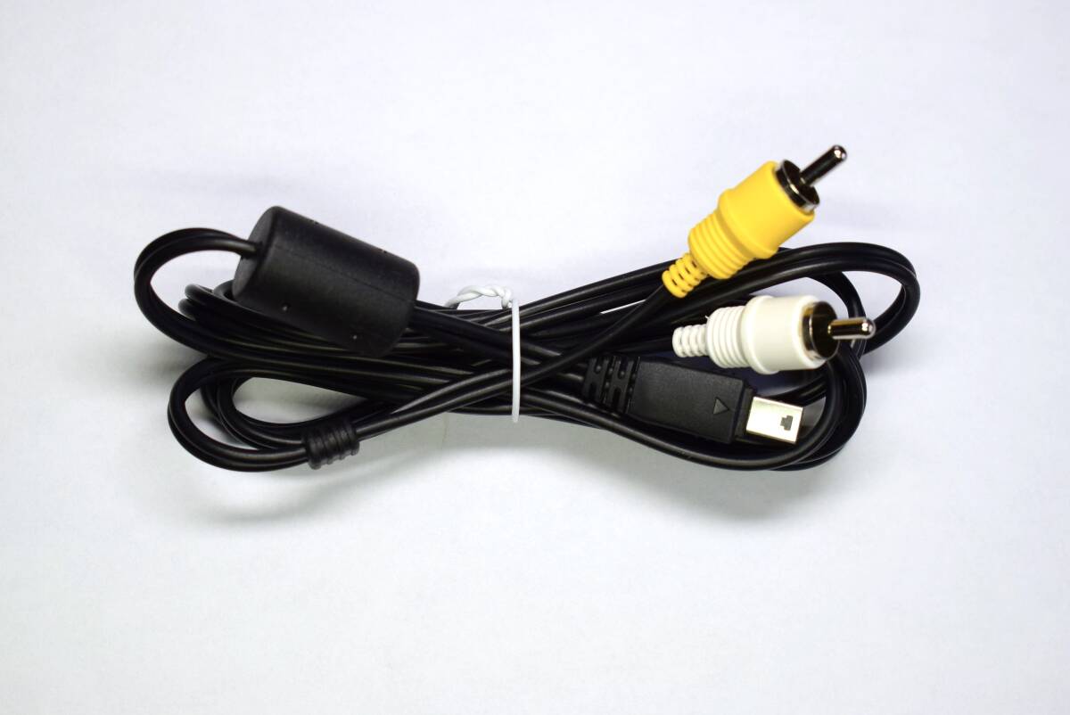 Nikon、PENTAX Optio、Panasonic LUMIX等 A/V オーディオビデオケーブル ミニ8ピン AV RCA S-USB-A 90cm拍卖