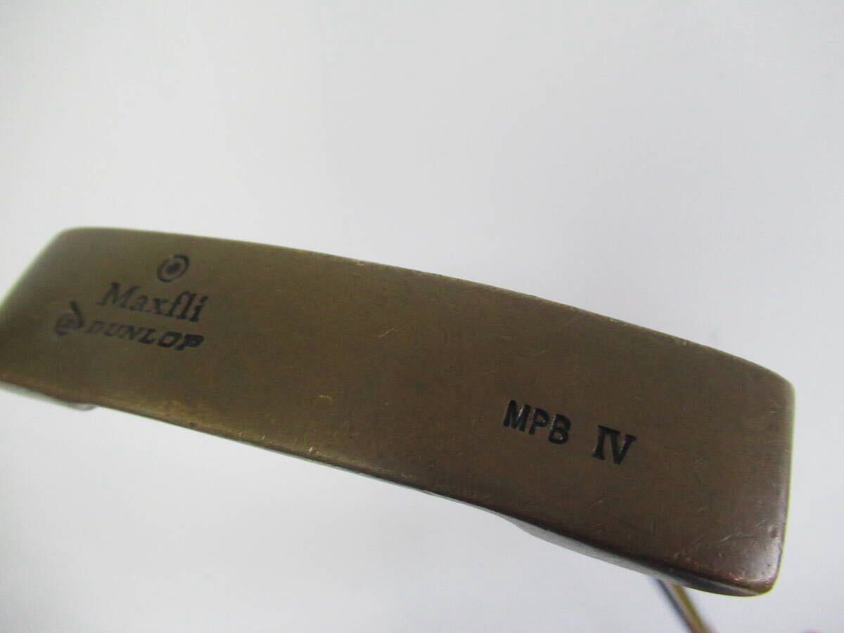 ★DUNLOP ダンロップ Maxfli MPB Ⅳ パター 34インチ 純正スチールシャフト K710 ★レア★激安★中古★ ★拍卖