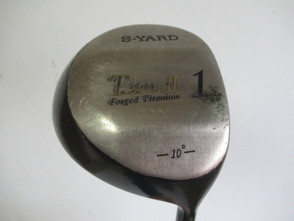 ★S-YARD エスヤード T.301 NF-Ⅱ ドライバー 1W 10° 純正カーボンシャフト S K843★レア★激安★中古★ ★拍卖