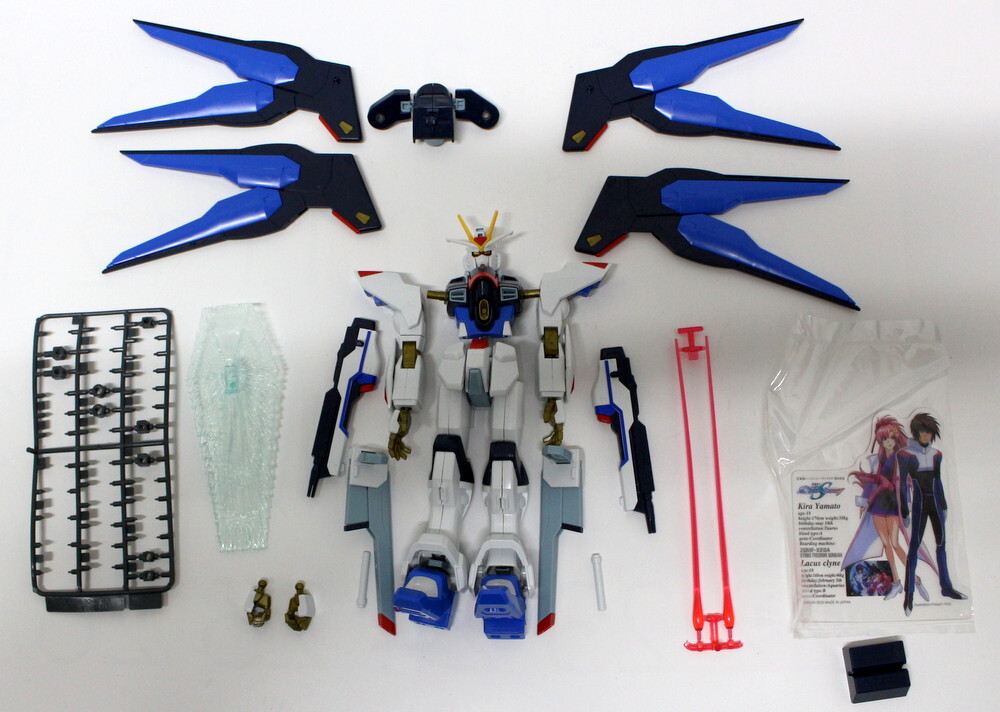 1120/ジャンク品/ガンダムSEED DESTINY/ 1/100 ストライクフリーダムガンダム ※キラヤマトとラクスクラインのキャラクタープレート拍卖