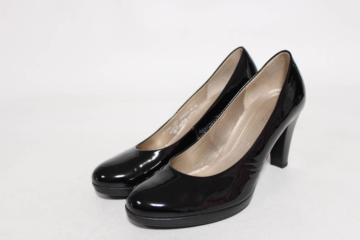 Gabor ガボール 本革ストームパンプス(5)超美品拍卖
