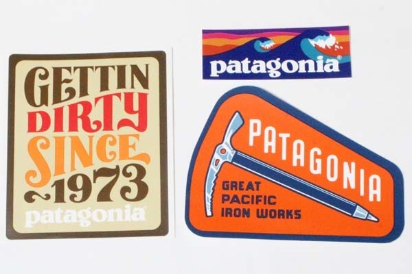 訳あり パタゴニア ステッカー 3種セット PATAGONIA STICKERS SET ゲッティンダーティ ボードショーツロゴ アルパインアックス シール 新品拍卖