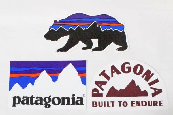 訳あり パタゴニア ステッカー 3種セット PATAGONIA STICKERS SET ジオロジャーズ フィッツロイ ショップ ベア 熊 シール ネコポス 新品拍卖