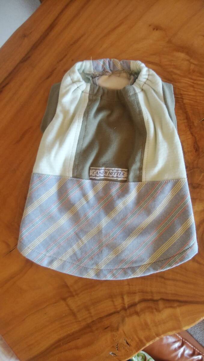 犬の手作り服・グリーン系(白タグ)・超小型犬拍卖