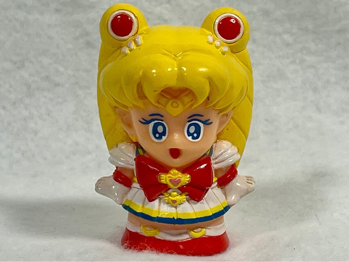 セーラームーン ソフビ 指人形 フィギュア 1995年 バンダイ 当時物 未使用品 駄菓子屋拍卖