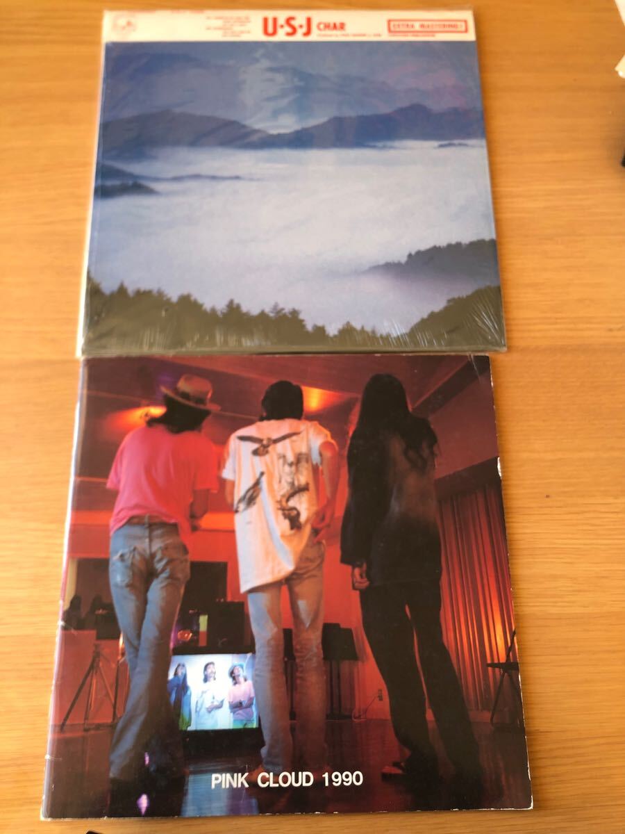 TOTOスティーブ・ルカサー・プロデュースCHARアナログ盤”USJ”帯付 + PINK CLOUDピンク・クラウド・ツアー・パンフ”PINK CLOUD 1990”拍卖
