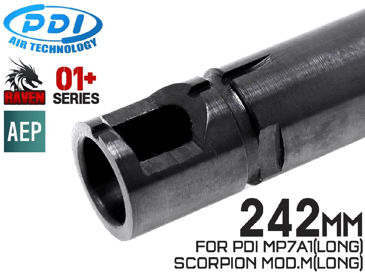 PD-AE-084 PDI RAVENシリーズ 01+ AEP 精密インナーバレル(6.01±0.007) 242mm MP7A1 ロング/SCORPION MOD.M ロング拍卖
