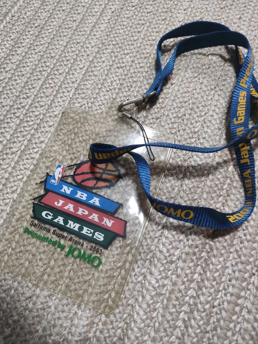 希少 NBA Japan Games 2003 ネックストラップ さいたまスーパーアリーナ 非売品 バスケットボール拍卖
