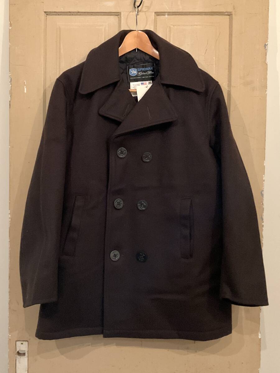 希少 デット物 USA製 SPIEWAK Golden Fleece スピワック ゴールデンフリース ピーコート アメリカ 軍物 ミリタリー 古着拍卖