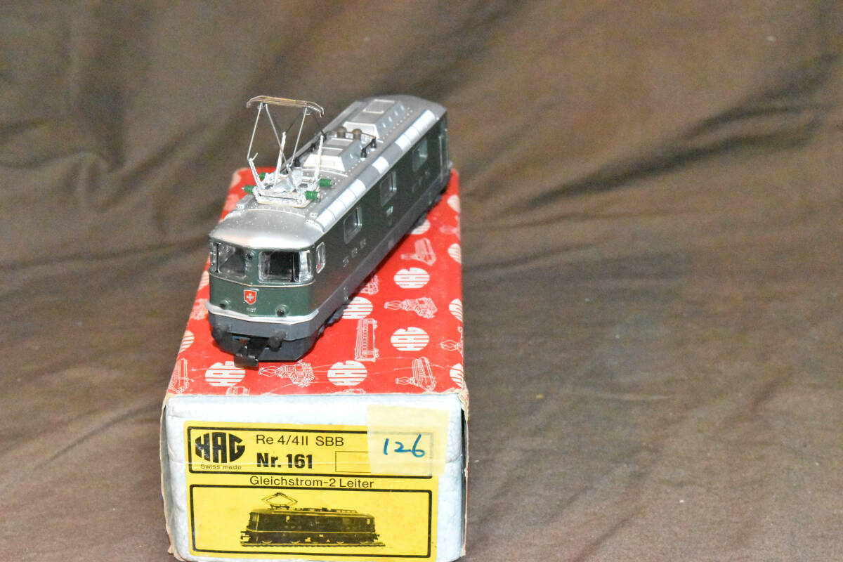●☆【入手困難 絶版品】未走行 当時1両45000円以上 の半額 スイスの拘りメーカー HAG Nr161 Re4/4Ⅱ SBB 半額以下拍卖