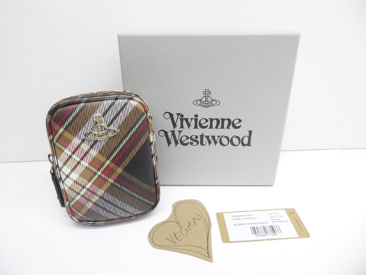ヴィヴィアンウエストウッド Vivienne Westwood 箱付き ポーチ △WA6316拍卖