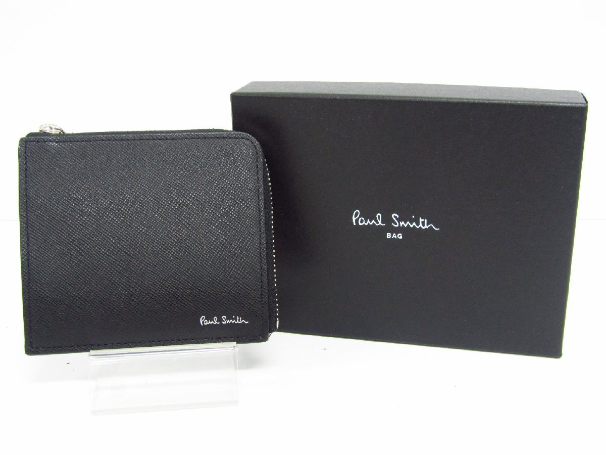 Paul Smith ポールスミス ミニ財布 BOX付き ▼AC25743拍卖
