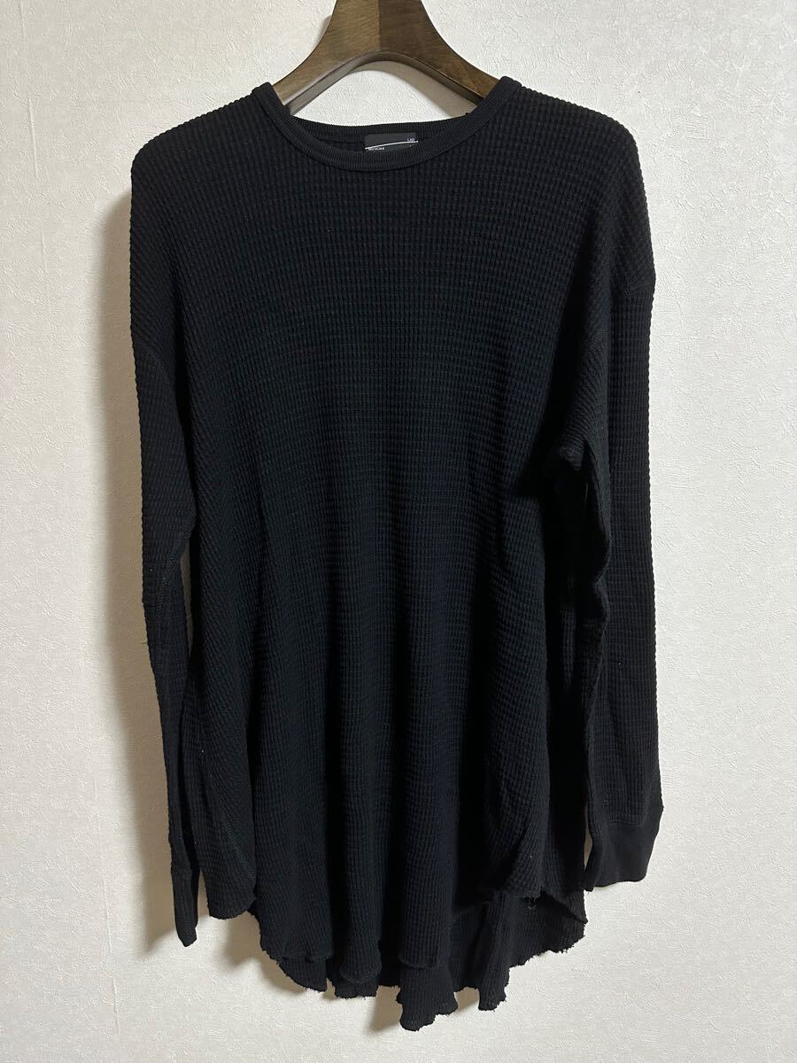 LAD MUSICIAN ラッドミュージシャン サーマル ロング丈 シャツ 44 ロンT ビッグT拍卖