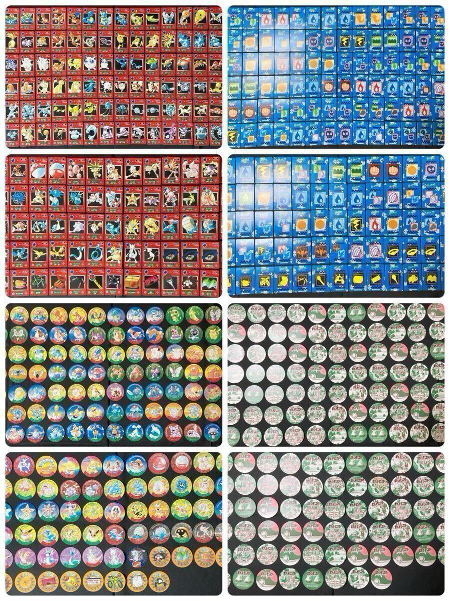 【コンプリート×2】ポケモン カードダス ハーフチップ & チップシューター 計335種 ミニカード 図鑑 メンコ 1996 1997 Pokemon Carddass拍卖