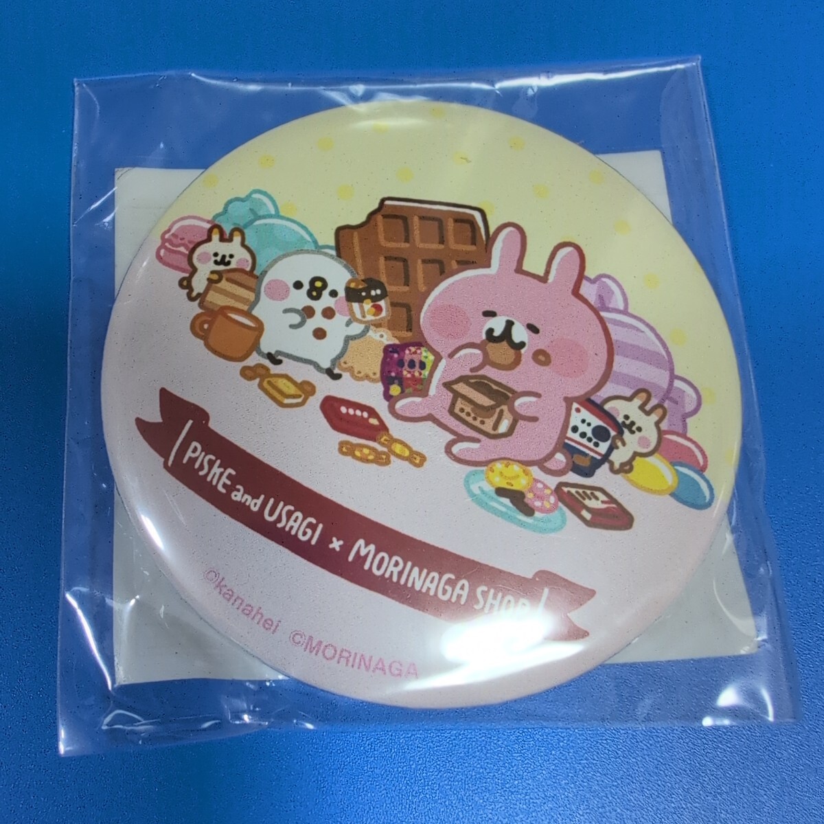 ★カナヘイ★ピスケ&うさぎ★【PISKE and USAGI × MORINAGA SHOP】★森永コラボ★限定★缶ミラー★激レア★ラスト♪拍卖