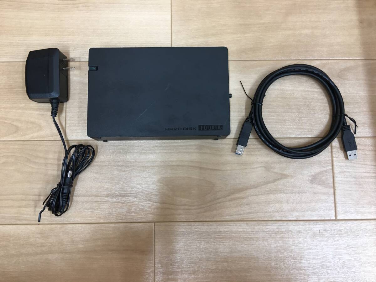 A22027)I・O DATA HDCA-UT3.0K ブラック USB3.0対応 外付けHDD 中古動作品拍卖