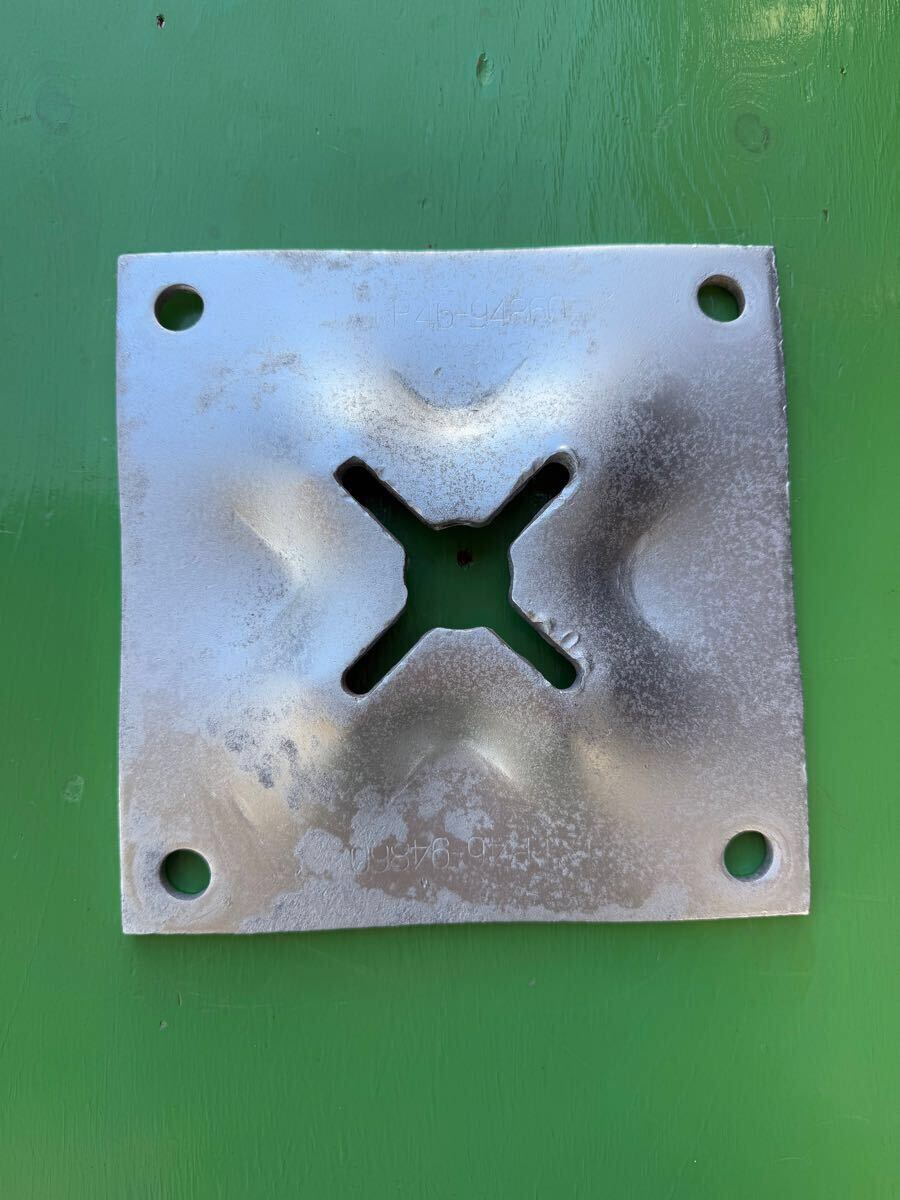 鈑金 板金 塗装 ベース プレート アンカーベース オートポール 自動車鈑金 自動車アンカープレート 鉄板 1枚 P25012104拍卖