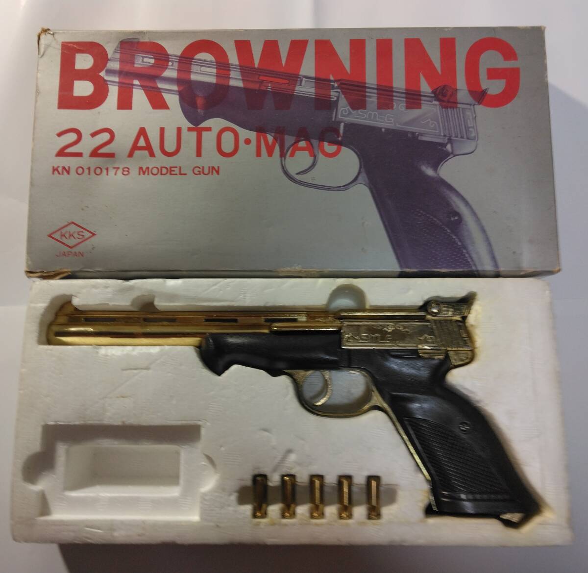 【小茂田商店製モデルガン】 ブロー二ング22オートマグ 7インチ モデル 送料無料拍卖