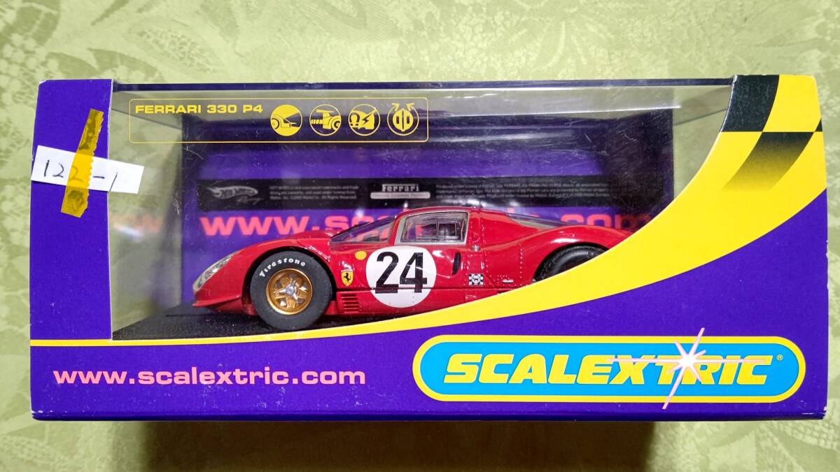 122-1 SCALEXTRIC スケーレックストリック スロットカー 1/32 フェラーリ 330 P4 Le Mans 1967 No.24 Mairesse-Beurlys 拍卖