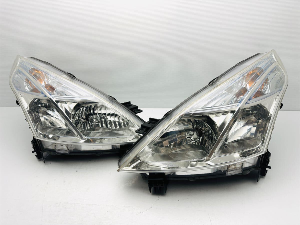 美品 日産 ティアナ J32 ヘッドライト 左右セット KOITO 100-63025 HID AFS無 (Q217)拍卖