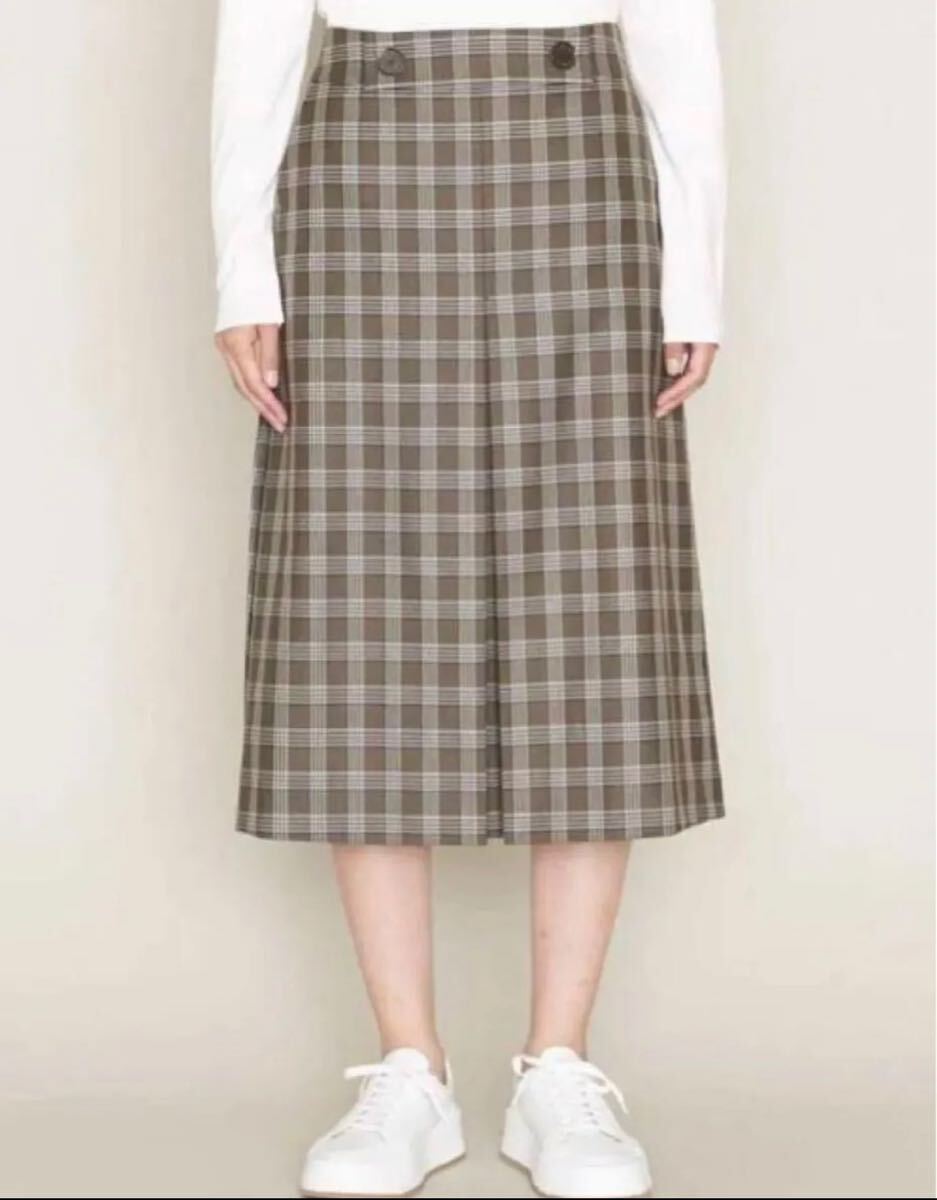 ASTRAET アストラット チェックロングスカート サイズ2 美品拍卖