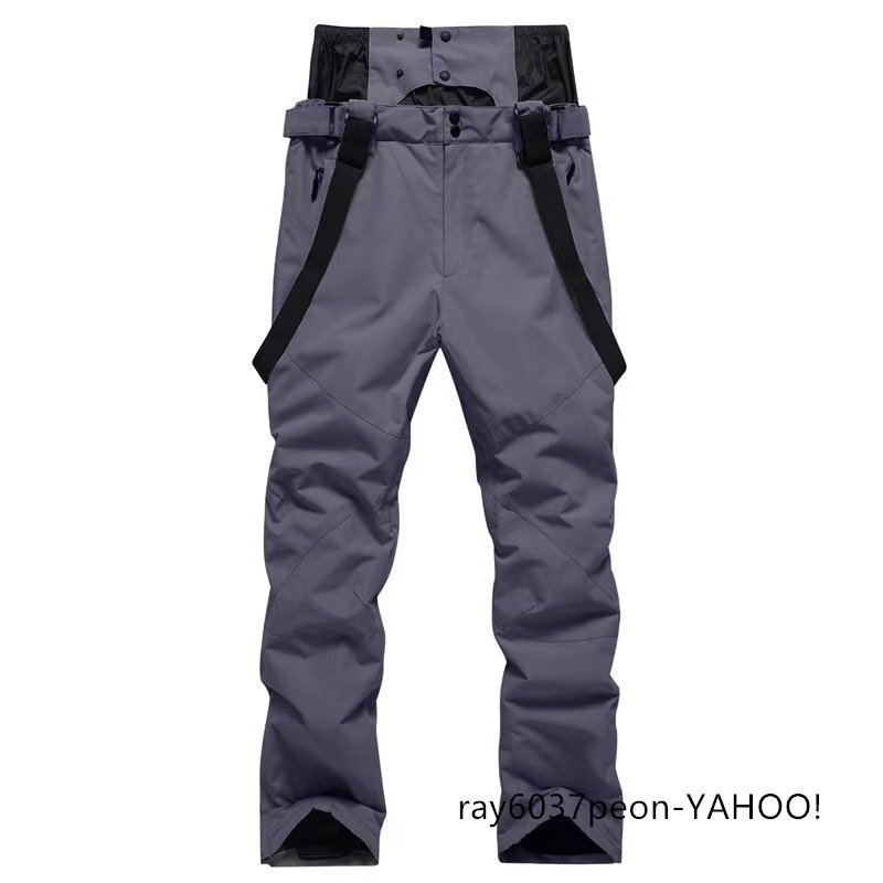 スキーパンツ メンズ レディース スノーパンツ スノーボードウェア つなぎ ビブパンツ 男女兼用 撥水防風 保温 XS~XXL拍卖