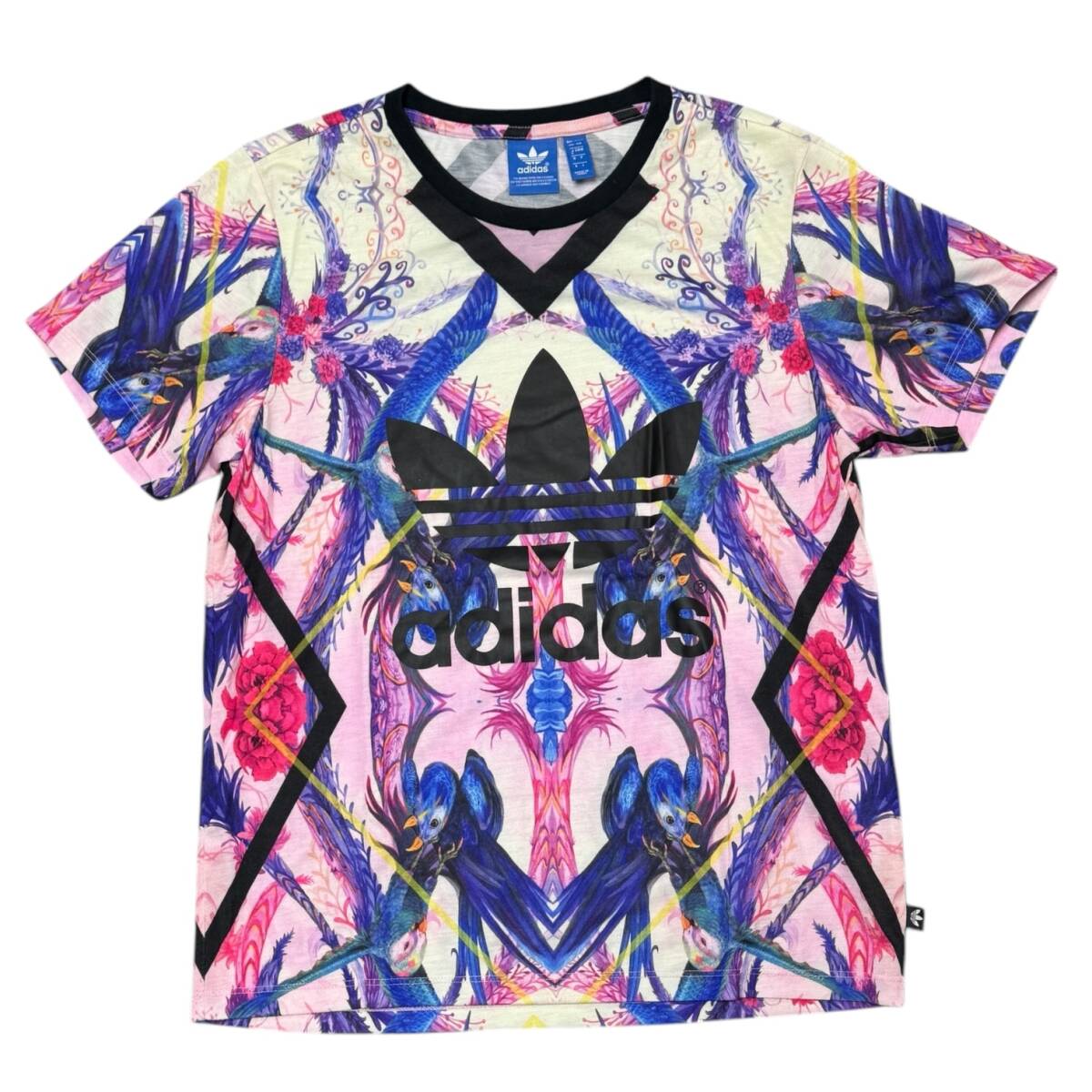 美品 アディダスオリジナルス Farm Florera Tシャツ size:S /ニットパンツパーカースウェットブルゾンジャケットコート拍卖