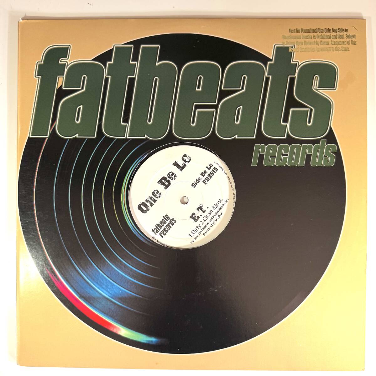 One Be Lo - Rocketship / E.T.拍卖