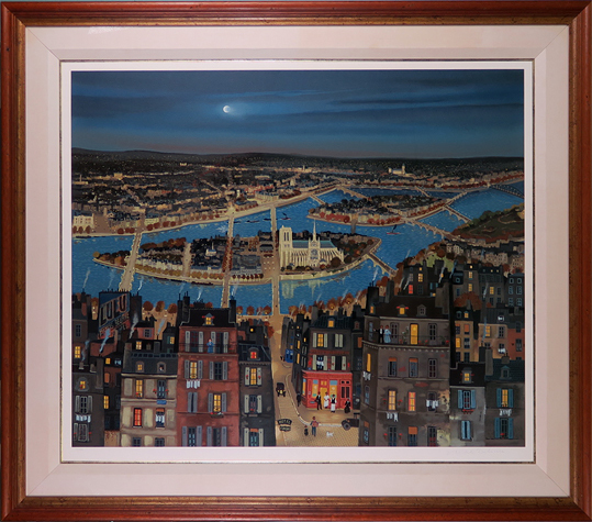 ドラクロア(シテ島)シルクスクリーン ドラクロワ 真作保証 Acre拍卖