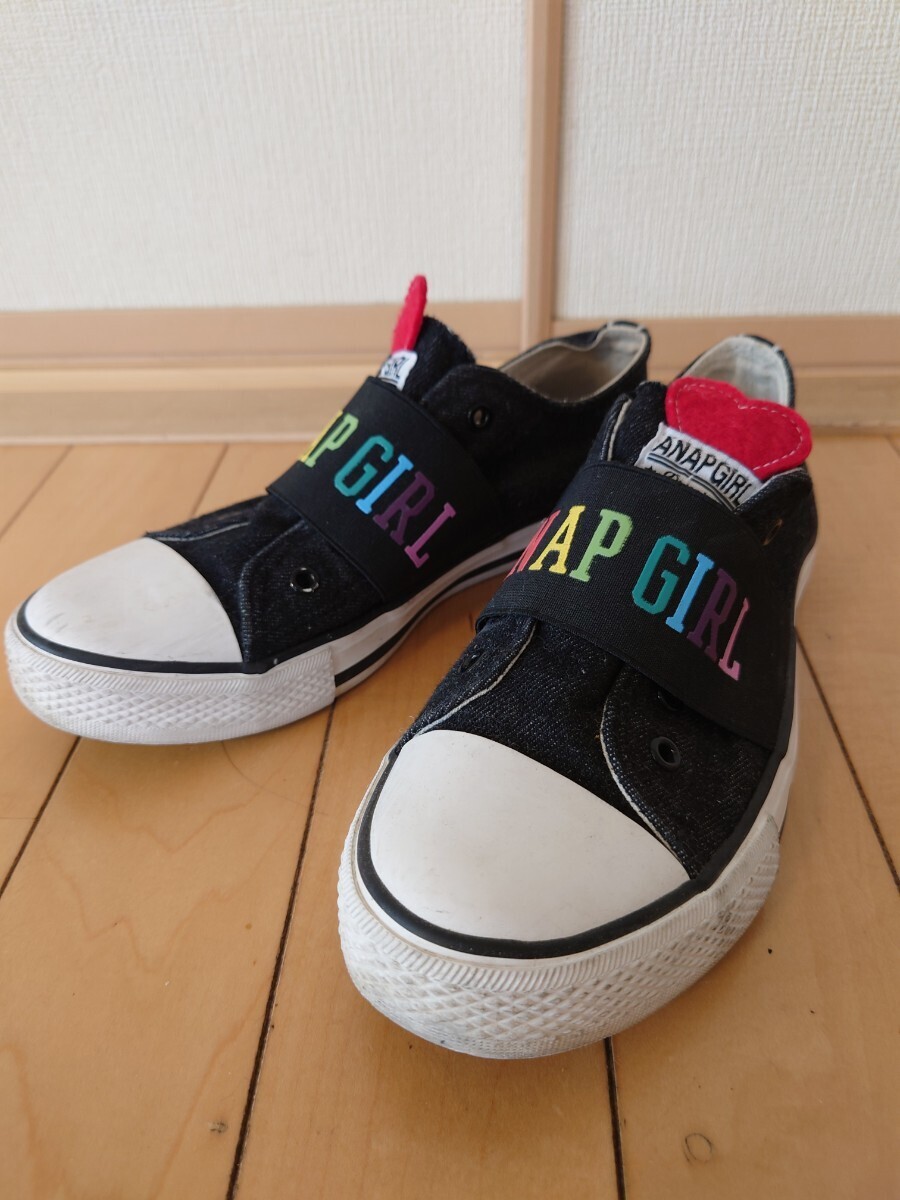 ANAP、アナップ、キャンパススニーカー、ローカット、23.5cm拍卖