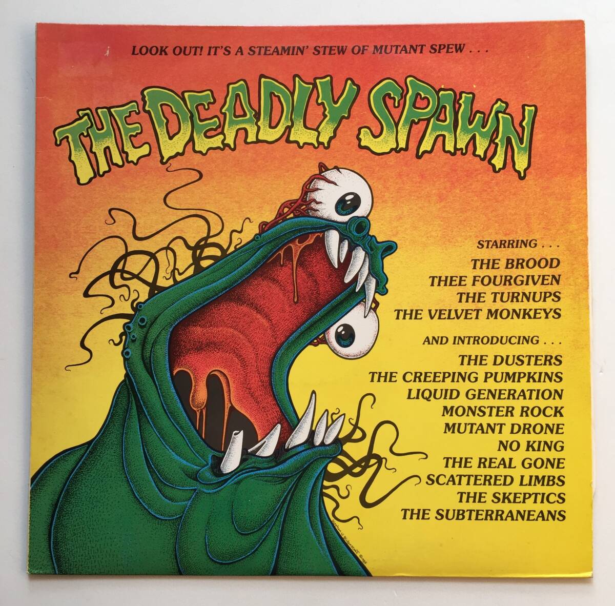 ◆VA The Dealy Spawn オムニバス レコード レッドビニールソノシート付き 86年盤 Velvet monkeys ガレージ サイケ拍卖