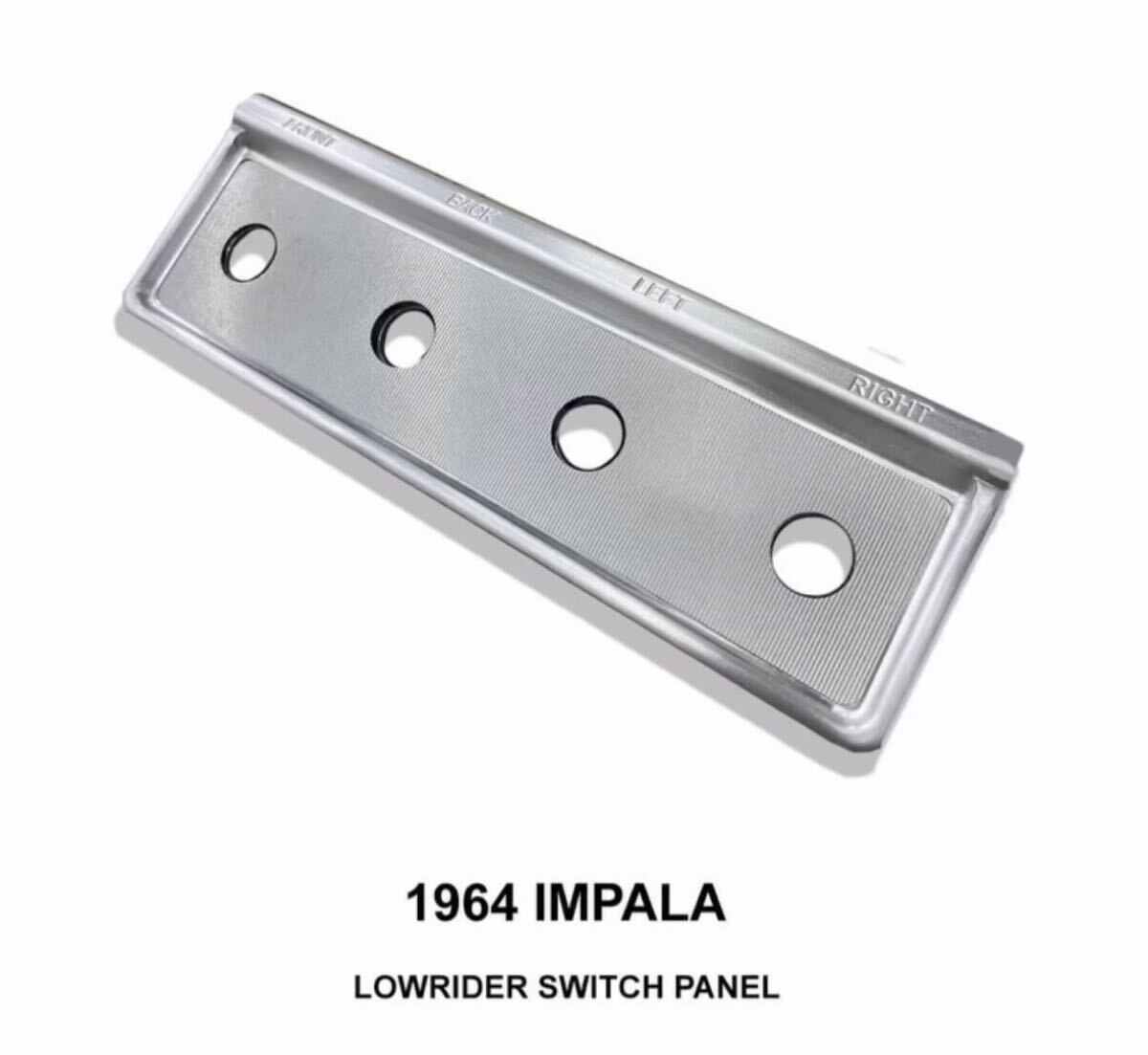 1964インパラ4ホールスイッチプレート。ハイドロスイッチプレート ローライダー拍卖