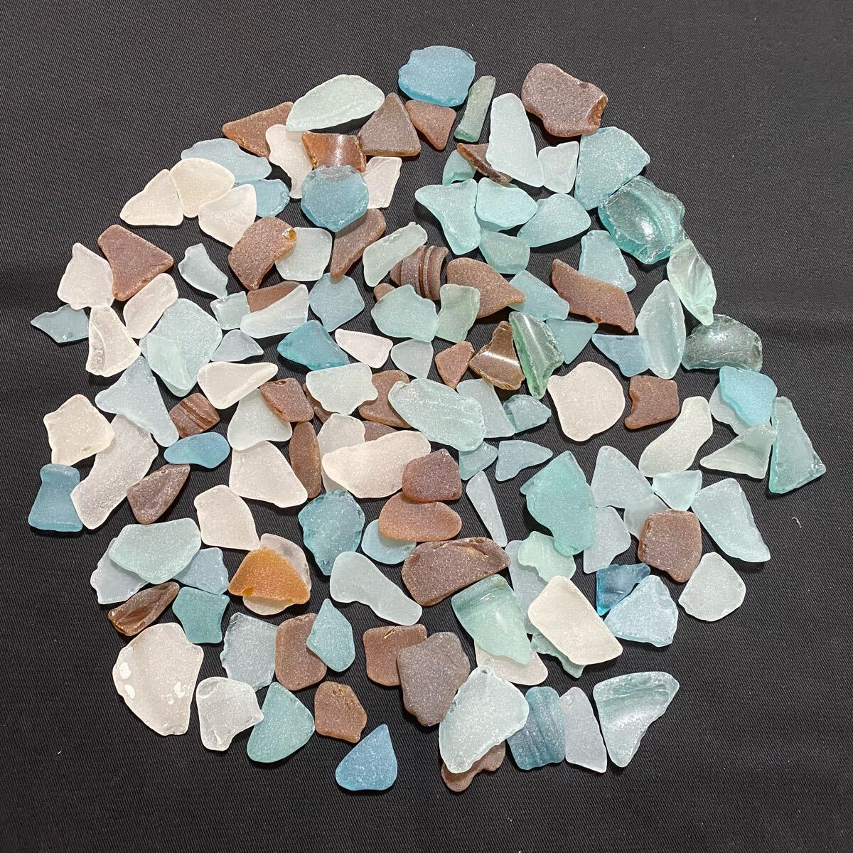 シーグラス600g 瀬戸内海 S914ビーチグラス レア 小、中サイズ 粗め 工作や作品造りにどうぞ拍卖