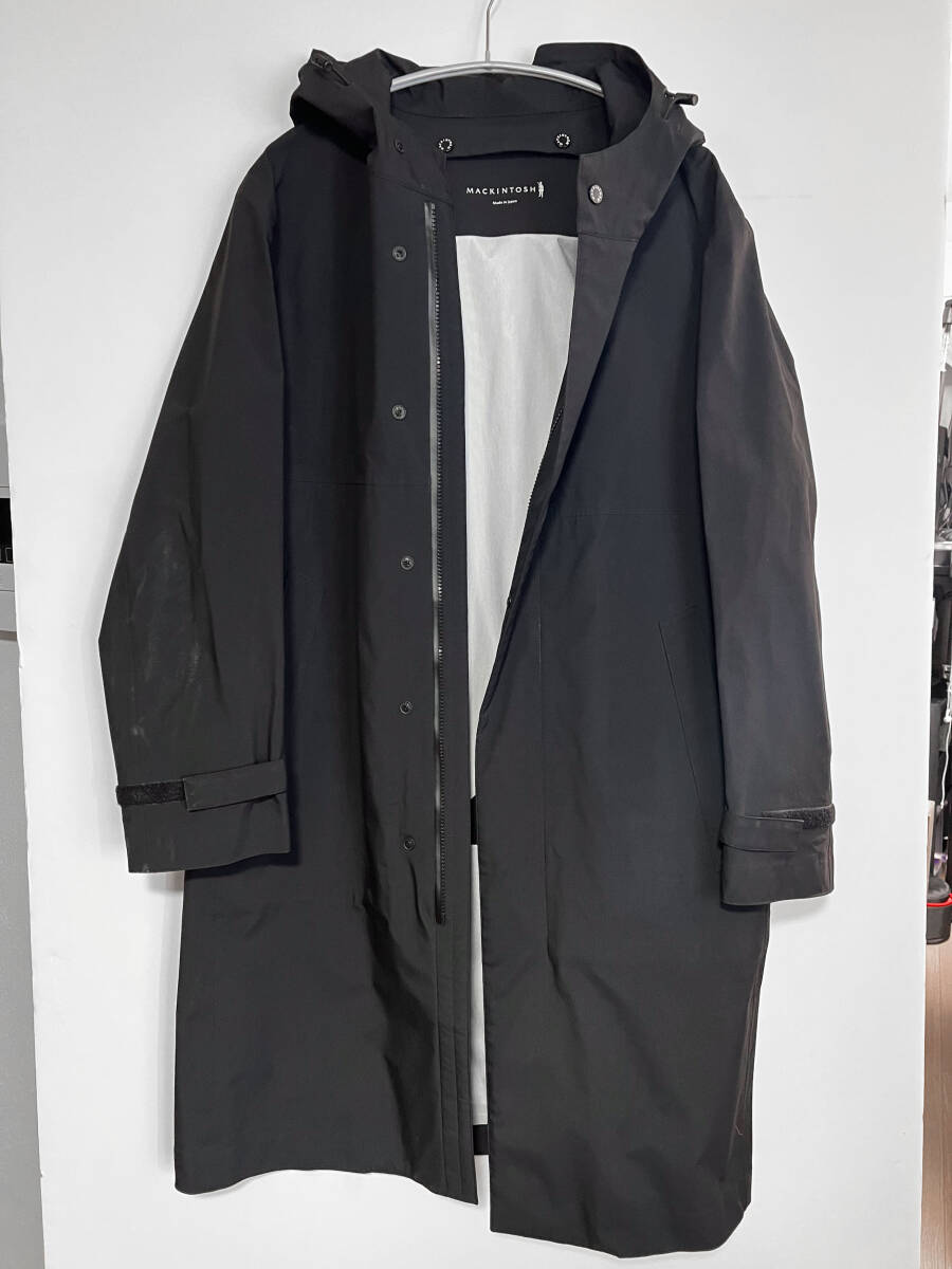 eVent Mackintosh イーベント フーデッドコート GMH-003D Style A02-82 BLACK ブラック サイズ 38 中古です。拍卖