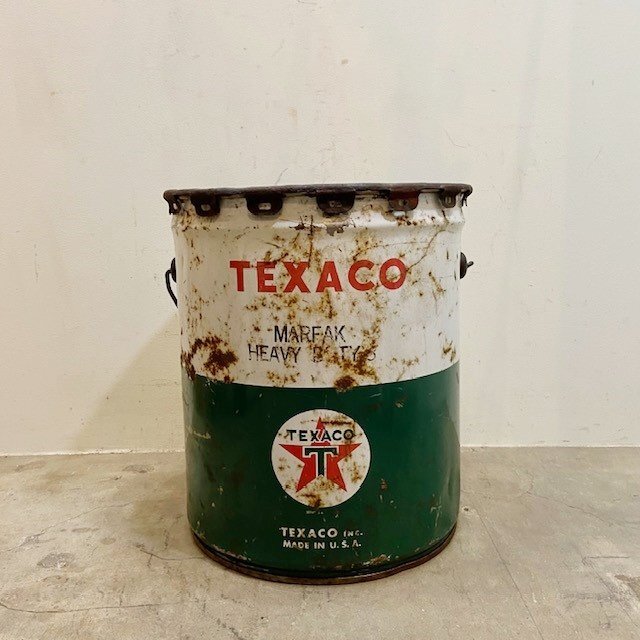 ヴィンテージ アメリカ TEXACO 60's オイル缶 ガス缶 ガレージ 店舗什器 店舗備品 アメリカン雑貨 インダストリアル【B3156】拍卖