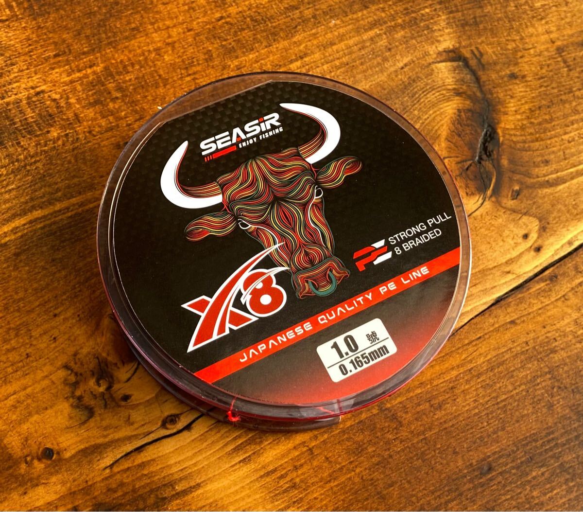 PEライン 1号 PE1号 8本編み 150m 14lb レッド拍卖