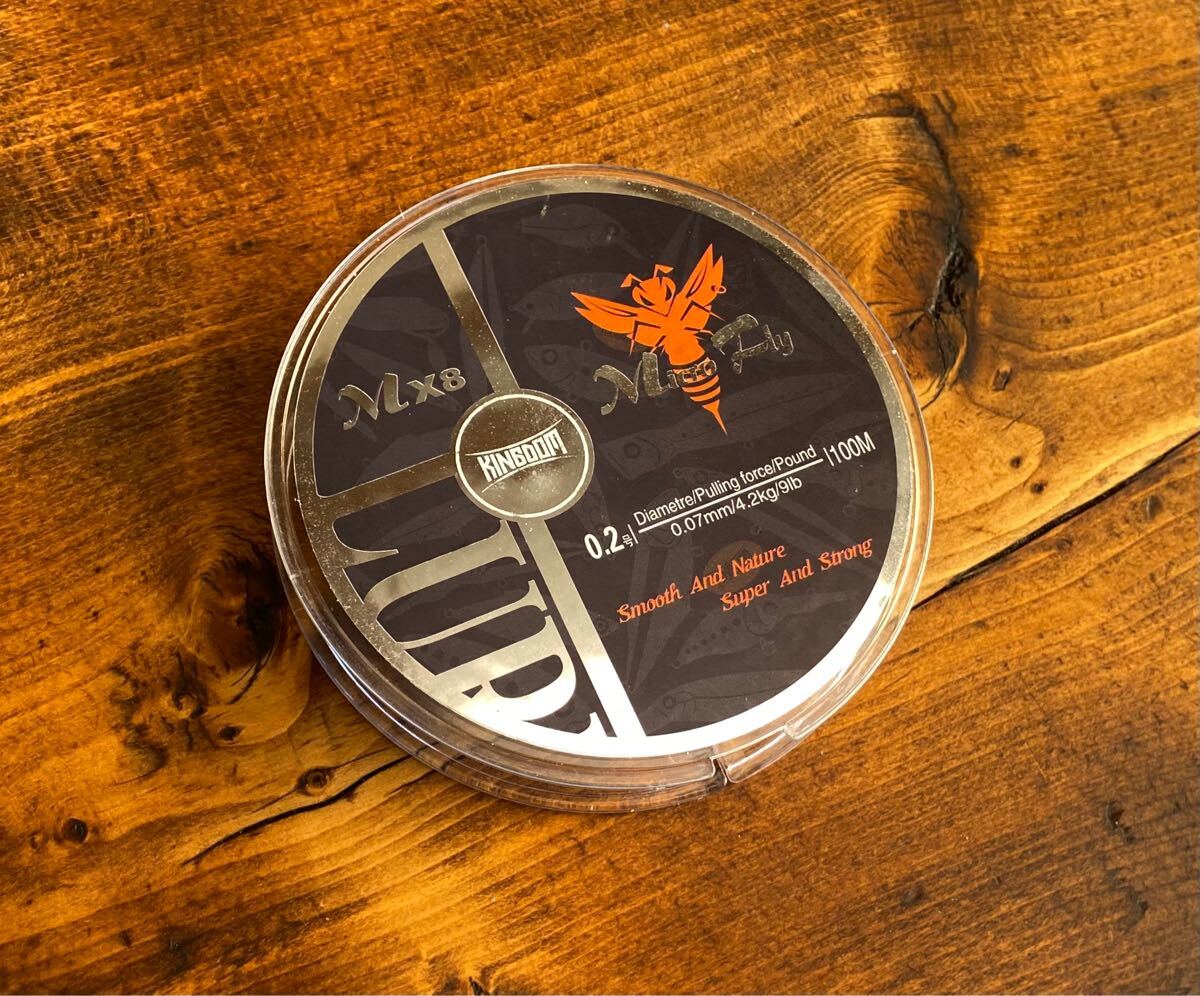 PE0.2号 PEライン 100m 4本編み ホワイト アジング トラウト拍卖