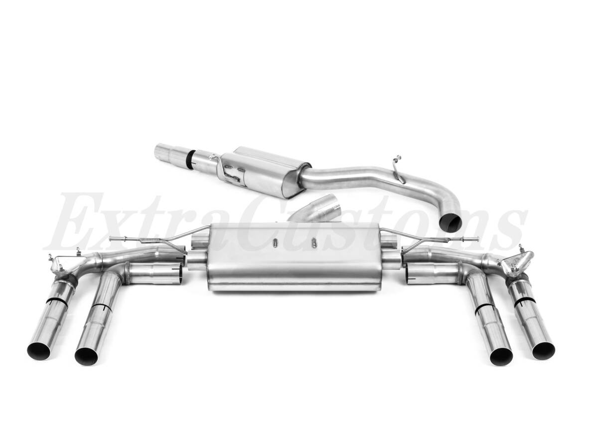MILLTEK ミルテック キャタバックエキゾーストシステム アウディ S3 2.0TFSI Quattro Sedan 310PS 8Y カーボン JET Eマーク付き 拍卖